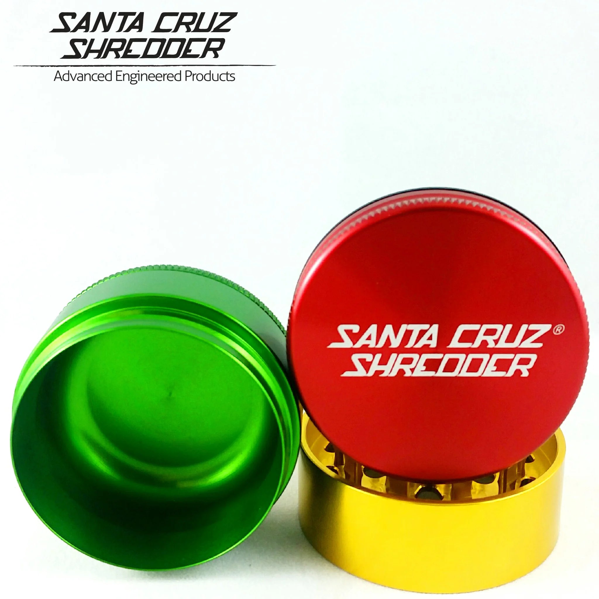 Santa Cruz Shredder 3-teiliges Aluminium-Mahlwerk, 2,8 Zoll (70 mm)