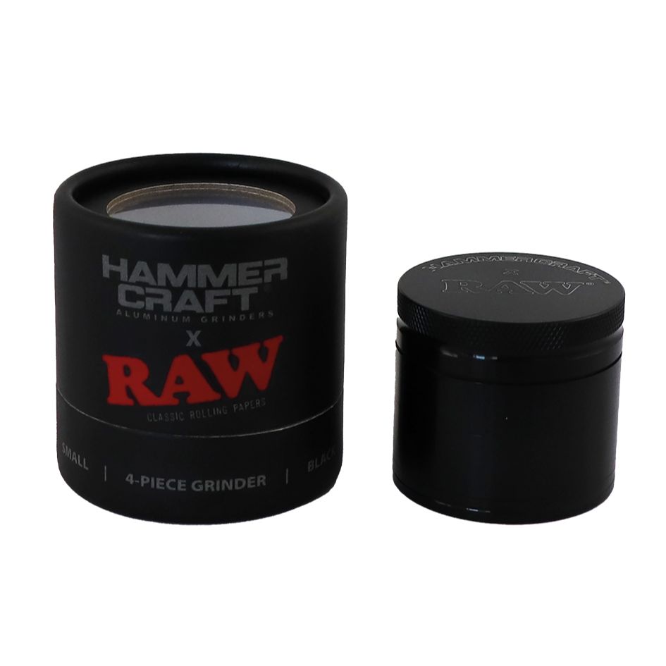 RAW Hammer Craft Small Aluminium Grinder 4 Teile - 50mm