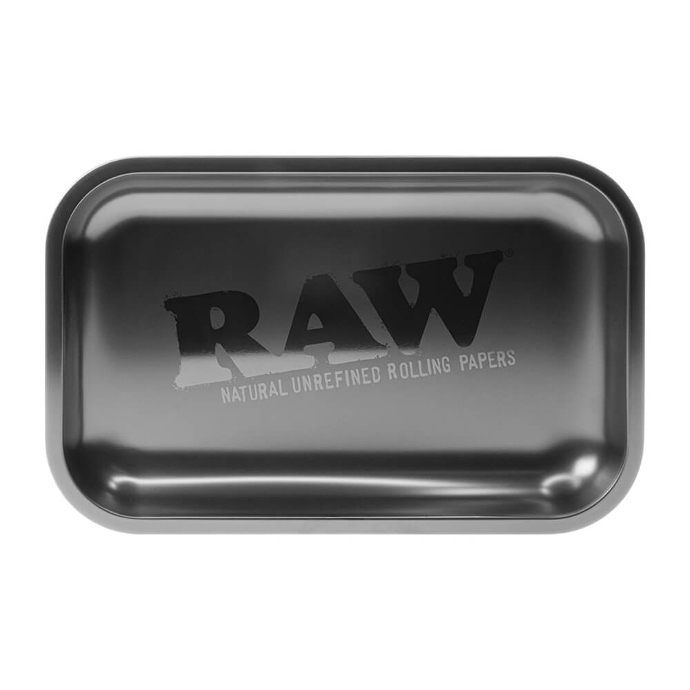 RAW All Black Medium Drehtablett aus Metall