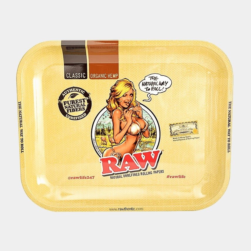 RAW - Vassoio per rollare Bikini in metallo