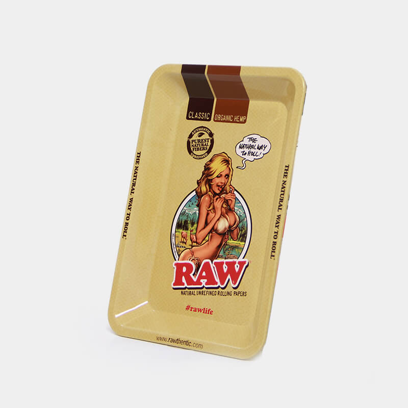 RAW - Vassoio per rollare Bikini in metallo