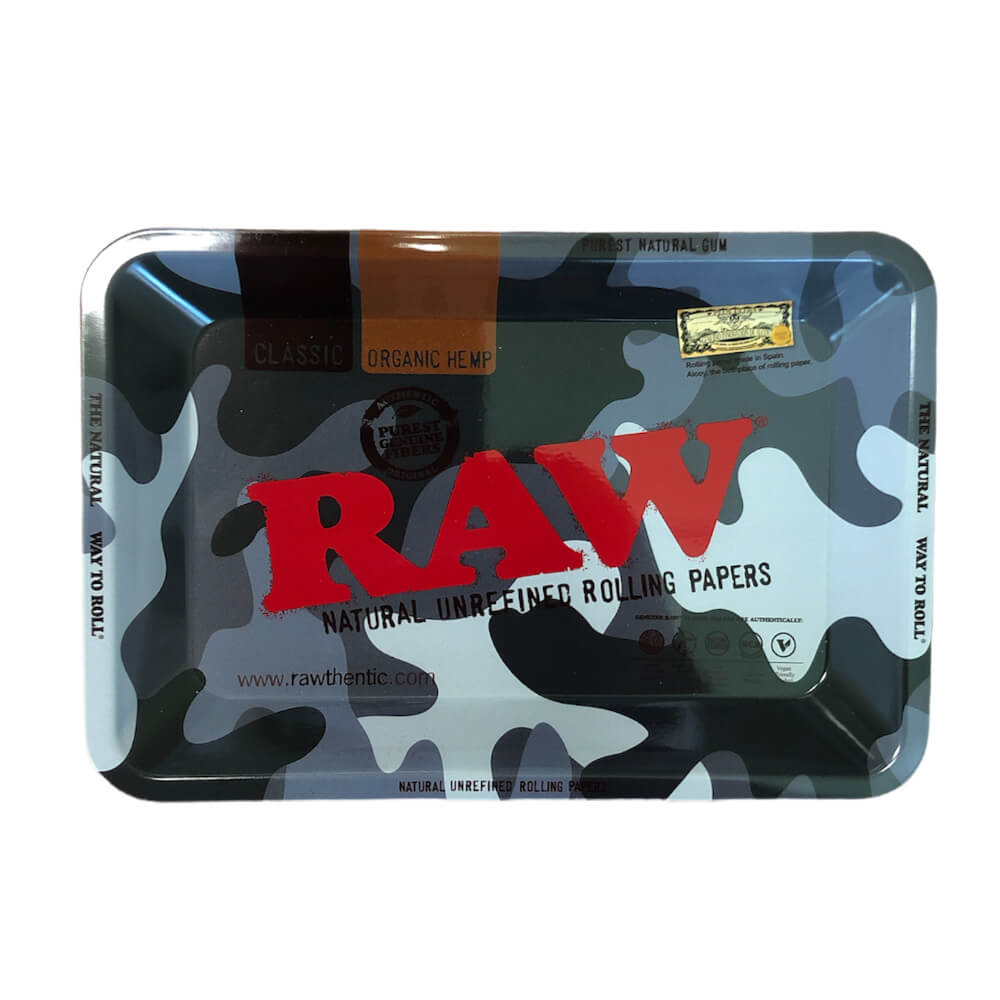 RAW Urban Camo Mini-Drehtablett aus Metall