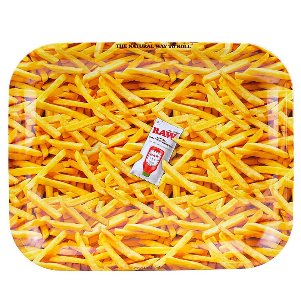 Vassoio grande in metallo per patatine fritte RAW