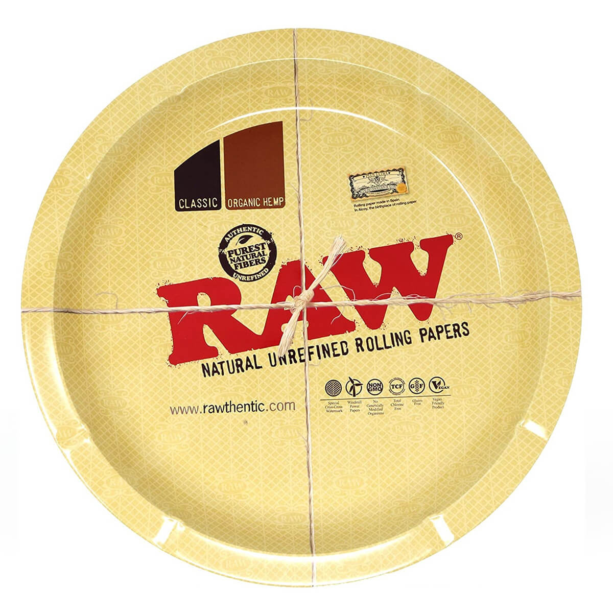 RAW Rundes Drehtablett aus Metall, 31 cm