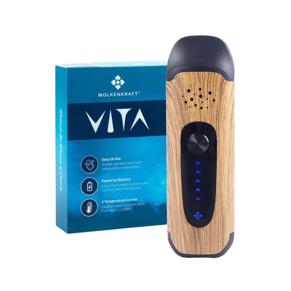 WOLKENKRAFT ViTA Dry Herb Vaporizer