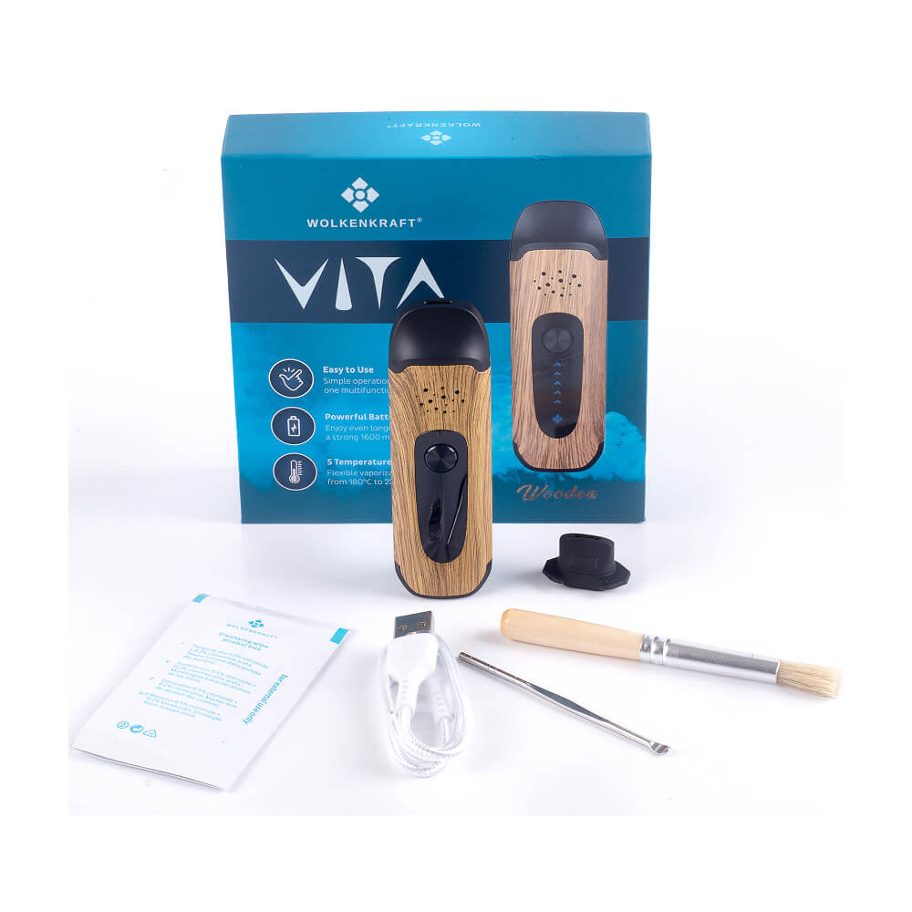 WOLKENKRAFT ViTA Dry Herb Vaporizer