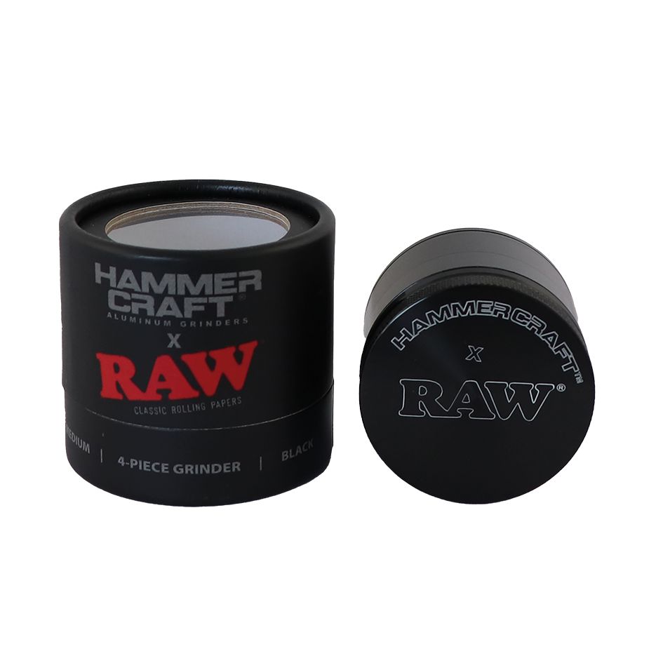 RAW Hammer Craft Medium Aluminium Grinder 4 Parts - 55mm