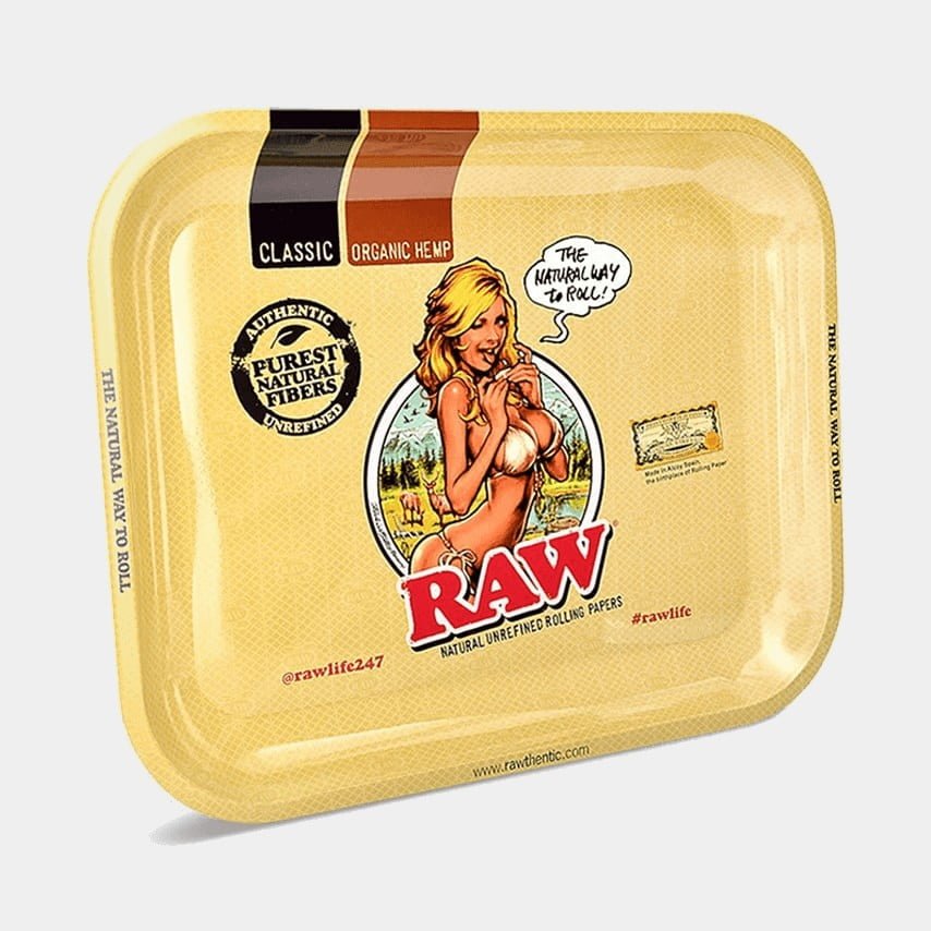 RAW - Vassoio per rollare Bikini in metallo