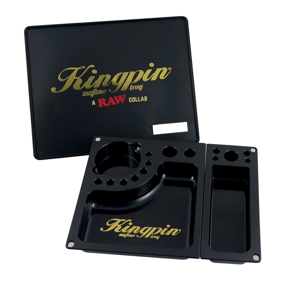 CRUDO & Vassoio grande in plastica per rollare Kingpin Mafioso