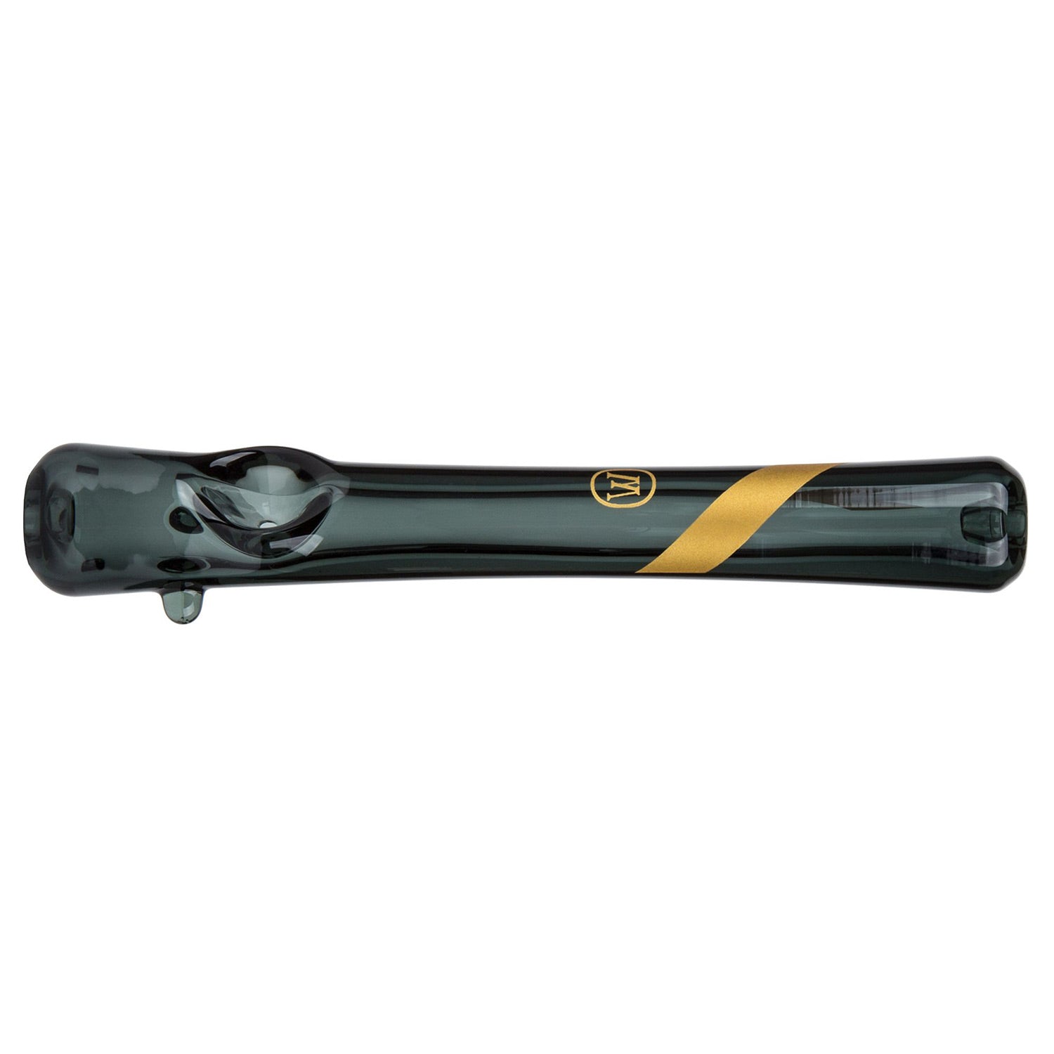 Marley Natural - Smoked Glass Steamroller with Gold Stripe Decal